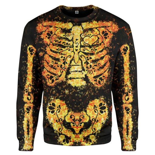 Gearhuman 3D Skeleton Sweatshirt Apparel GC21092 Sweatshirt Sweatshirt S