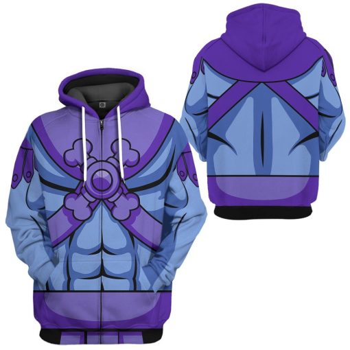 Gearhuman 3D Skeletor He-Man Custom Tshirt Hoodie Apparel GW13012 3D Apparel