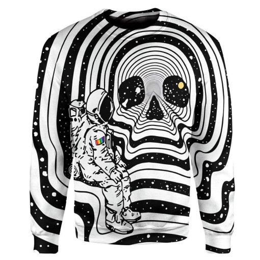 Gearhumans 3D Skull Astronaut Custom T-Shirts Hoodies Apparel 2 Gearhuman 3D Skull Astronaut Custom T-Shirts Hoodies Apparel GL-DT1002206 3D Custom Fleece Hoodies Long Sleeve S