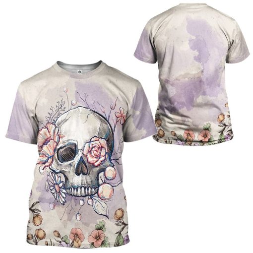 Gearhuman 3D Skull Custom Tshirt Hoodie Apparel CB061122 3D Apparel