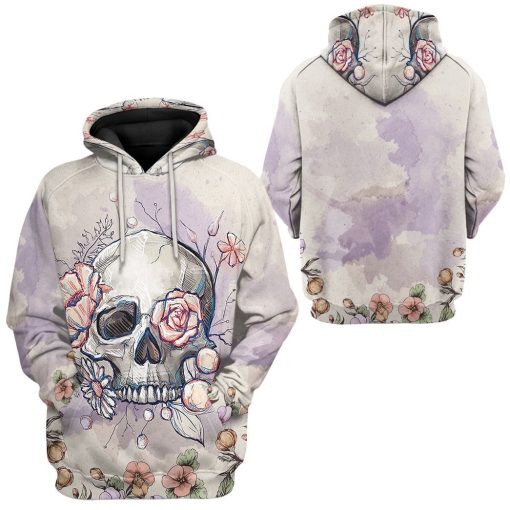Gearhuman 3D Skull Custom Tshirt Hoodie Apparel CB061122 3D Apparel