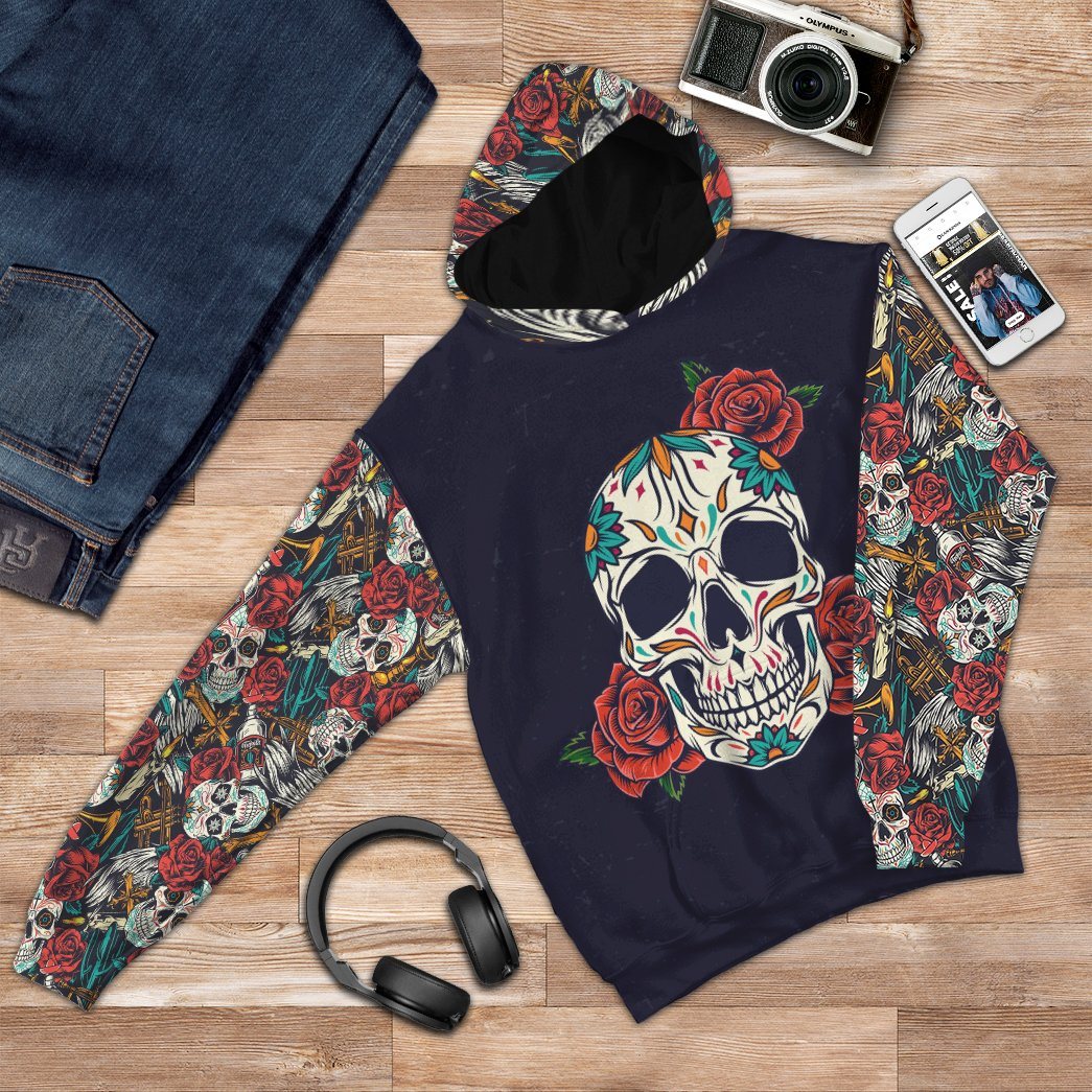 Gearhumans 3D Skull Custom Tshirt Hoodie Apparel 8 Gearhuman 3D Skull Custom Tshirt Hoodie Apparel GB091112 3D Apparel