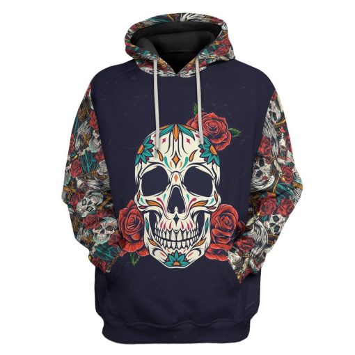 Gearhumans 3D Skull Custom Tshirt Hoodie Apparel 10 Gearhuman 3D Skull Custom Tshirt Hoodie Apparel GB091112 3D Apparel Hoodie S