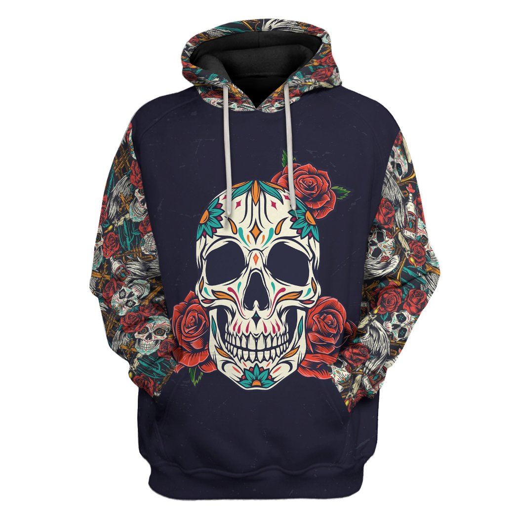 Gearhumans 3D Skull Custom Tshirt Hoodie Apparel 1 Gearhuman 3D Skull Custom Tshirt Hoodie Apparel GB091112 3D Apparel Hoodie S