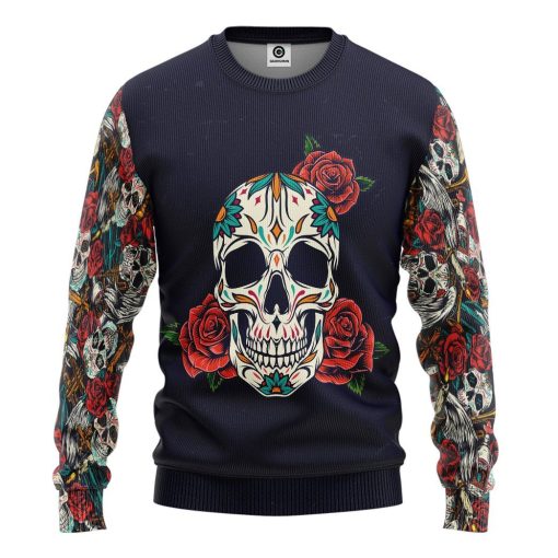 Gearhumans 3D Skull Custom Tshirt Hoodie Apparel 11 Gearhuman 3D Skull Custom Tshirt Hoodie Apparel GB091112 3D Apparel Long Sleeve S