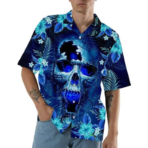 Gearhuman 3D Skull Hawaii Shirt ZZ1006211 Hawai Shirt
