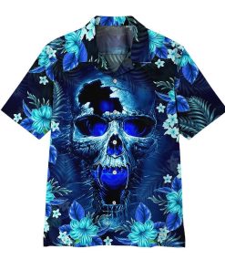 Gearhuman 3D Skull Hawaii Shirt ZZ1006211 Hawai Shirt Short Sleeve Shirt S 
