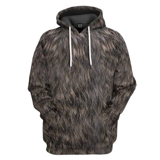 Gearhuman 3D Sloths Costume Hoodie Apparel GN13083 3D Custom Fleece Hoodies Hoodie S