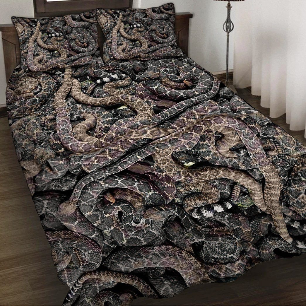 ON-Gearhumans 3D Snake Custom Quilt Set 4 Gearhuman 3D Snake Custom Quilt Set GW01095 Quilt Set
