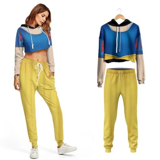 Gearhuman 3D Snow White Custom Crop Hoodie CC08122 Crop Hoodie