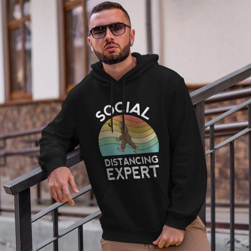 Gearhuman 3D Social Distancing Expert Custom Hoodie Apparel GC28093 3D Apparel