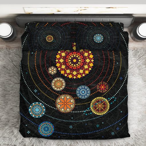 Gearhuman 3D Solar System Custom Name Bedding Set GC28091 Bedding Set