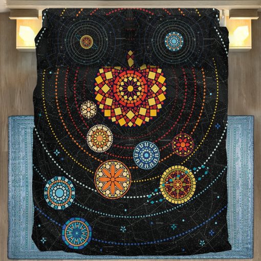 Gearhuman 3D Solar System Custom Name Bedding Set GC28091 Bedding Set