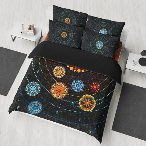 Gearhuman 3D Solar System Custom Name Bedding Set GC28091 Bedding Set