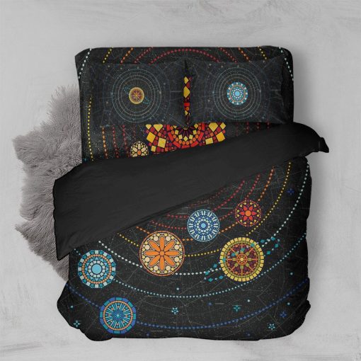 Gearhuman 3D Solar System Custom Name Bedding Set GC28091 Bedding Set Twin 3PCS