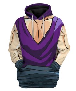 Gearhuman 3D Son Gohan Dragon Ball Custom Hoodie Apparel GV24091 3D Apparel Hoodie S 