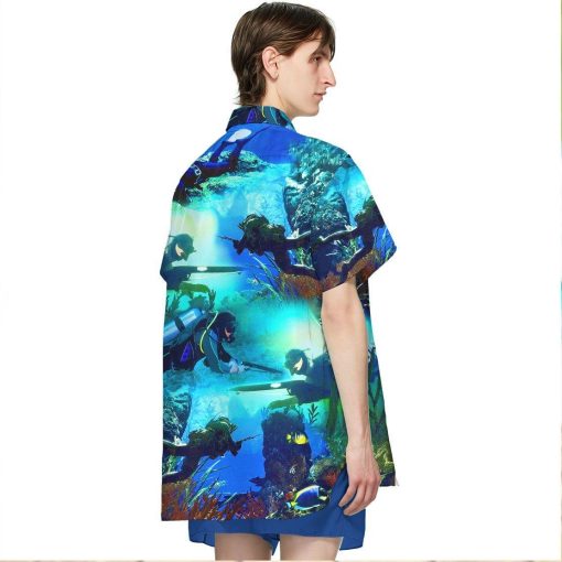 Gearhuman 3D Spearfishing Hawaii Shirt ZZ1706211 Short Sleeve Shirt