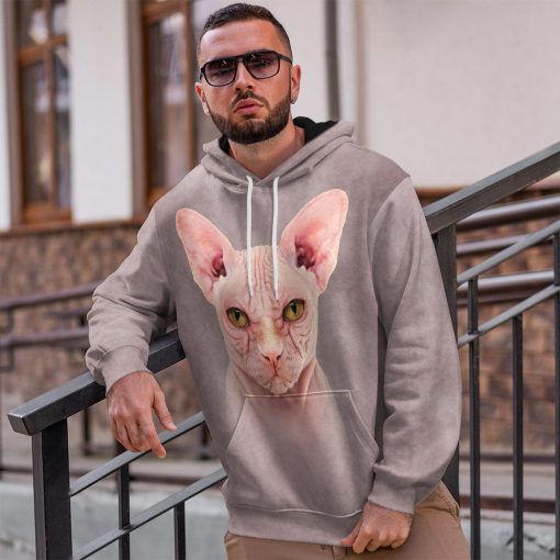 Gearhuman 3D Sphynx Cat Tshirt Hoodie Apparel ZL17121 3D Apparel