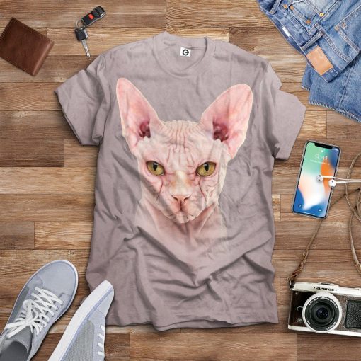 Gearhuman 3D Sphynx Cat Tshirt Hoodie Apparel ZL17121 3D Apparel