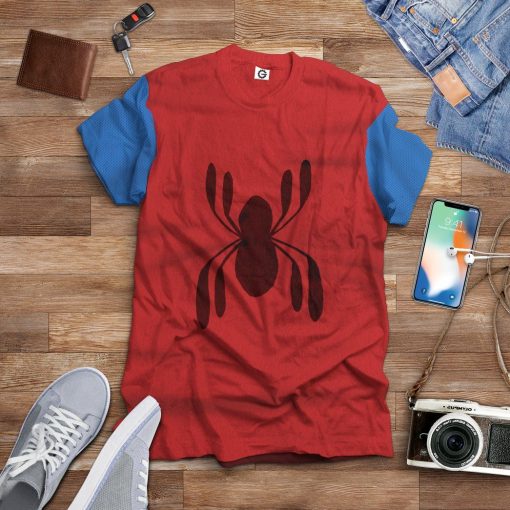 Gearhuman 3D Spiderman Homecoming Custom Tshirt Apparel GW200817 3D T-shirt