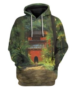 Gearhuman 3D Spirited Away Custom Hoodies Apparel GM24025 3D Custom Fleece Hoodies Hoodie S 