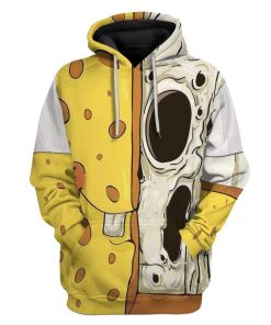 Gearhuman 3D SpongeBob Custom Hoodie Apparel GV21048 3D Custom Fleece Hoodies Hoodie S 