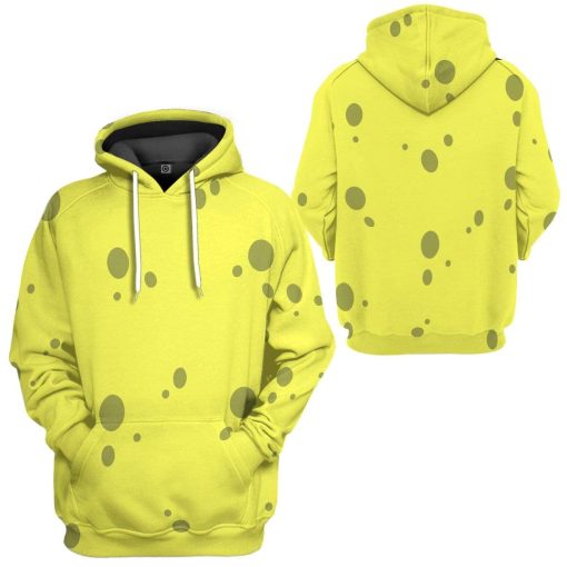 Gearhuman 3D SpongeBob Set Custom Hoodie Apparel GV310717 3D Custom Fleece Hoodies