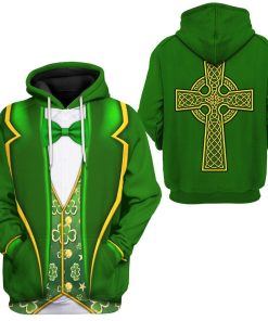 Gearhuman 3D St Patrick Costume Custom Tshirt Hoodie Apparel GW010210 3D Apparel