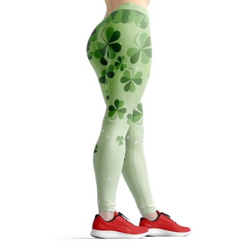 Gearhuman 3D St Patrick Gradient Clover Leggings GK230212 Leggings