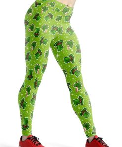 Gearhuman 3D St Patrick Pattern Custom Leggings GB220226 Leggings Leggings S