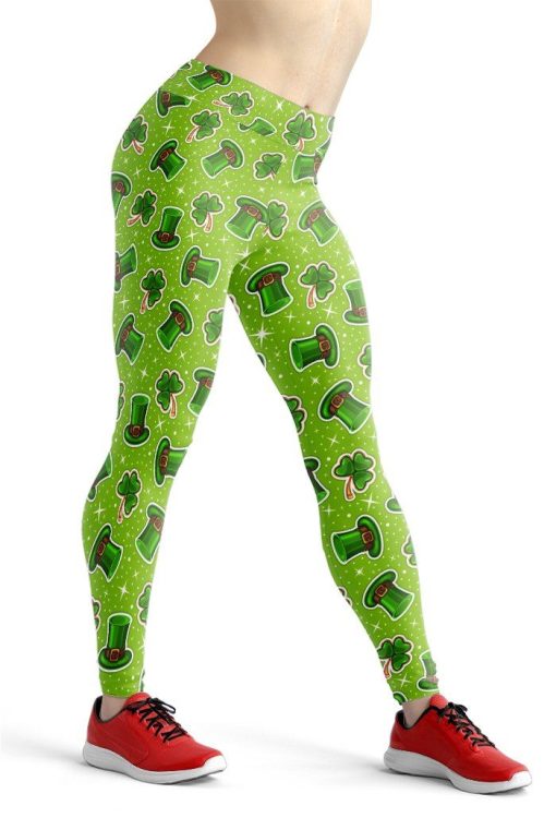 Gearhuman 3D St Patrick Pattern Custom Leggings GB220226 Leggings Leggings S