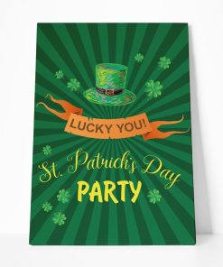 Gearhuman 3D St Patricks Day Party Custom Canvas GW03036 Canvas 1 Piece Non Frame M