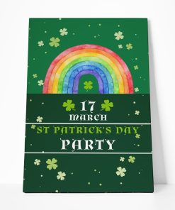 Gearhuman 3D St Patricks Day Party Custom Canvas GW03037 Canvas 1 Piece Non Frame M