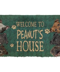 Gearhuman 3D Staffordshire Bull Terrier Welcome You Doormat GK290127 Doormat Doormat S(15,8''x23,6'')