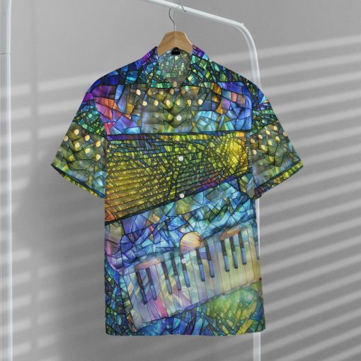 Gearhuman 3D Stained Glass Accordion Hawaii Shirt 6 Gearhuman 3D Stained Glass Accordion Hawaii Shirt ZK2306211 Short Sleeve Shirt