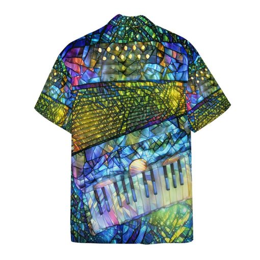 Gearhuman 3D Stained Glass Accordion Hawaii Shirt 2 Gearhuman 3D Stained Glass Accordion Hawaii Shirt ZK2306211 Short Sleeve Shirt
