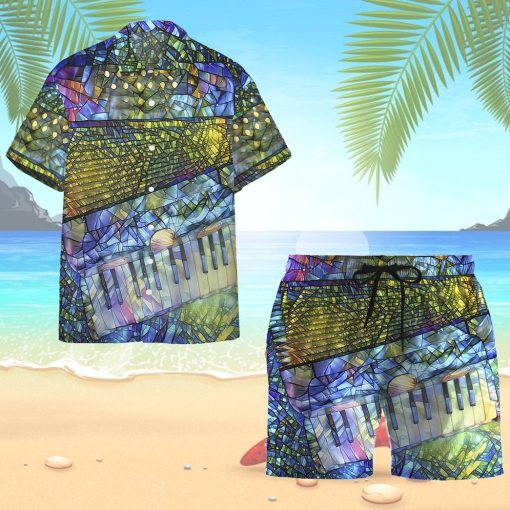 Gearhuman 3D Stained Glass Accordion Shorts ZK2306213 Men Shorts