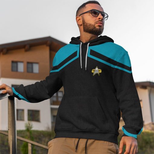 Gearhuman 3D Star Trek Picard 2020 Present Blue Tshirt Hoodie Apparel GV110125 3D Apparel