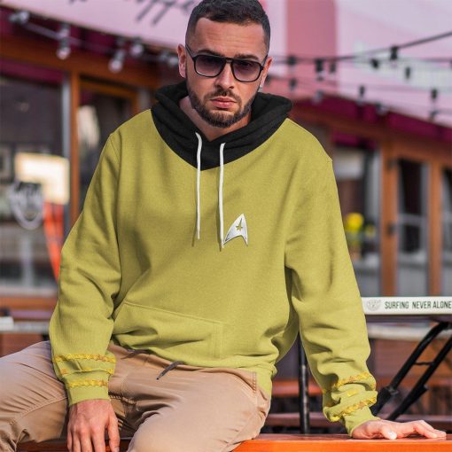 Gearhuman 3D Star Trek The Original Series 1966 1969 Yellow Custom Tshirt Hoodie Apparel GV080113 3D Apparel