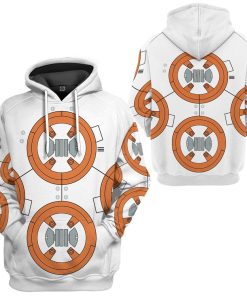 Gearhuman 3D Star Wars BB8 Cosplay Custom Tshirt Hoodie Apparel GK110111 3D Apparel 