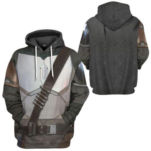 Gearhuman 3D Star Wars Beskar Tshirt Hoodie Apparel CB261115 3D Apparel