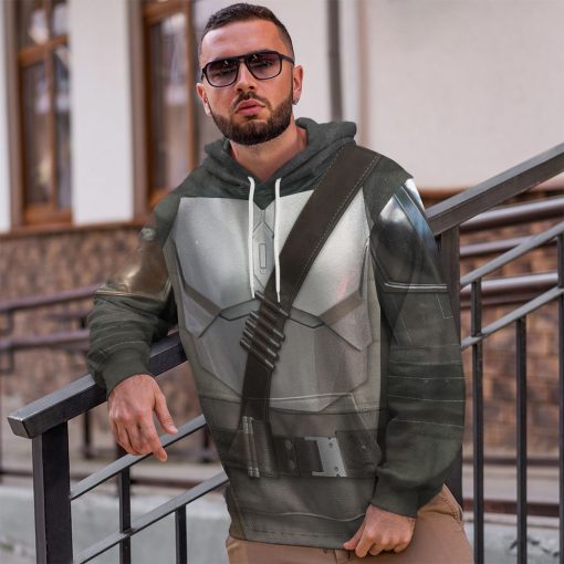 Gearhuman 3D Star Wars Beskar Tshirt Hoodie Apparel CB261115 3D Apparel