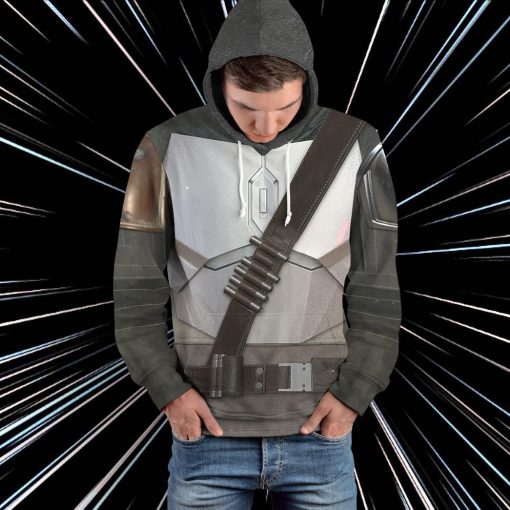 Gearhuman 3D Star Wars Beskar Tshirt Hoodie Apparel CB261115 3D Apparel