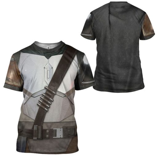 Gearhuman 3D Star Wars Beskar Tshirt Hoodie Apparel CB261115 3D Apparel