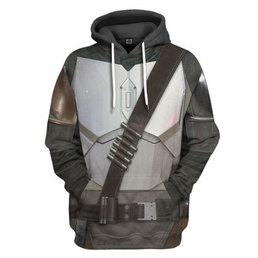 Gearhuman 3D Star Wars Beskar Tshirt Hoodie Apparel CB261115 3D Apparel Hoodie S