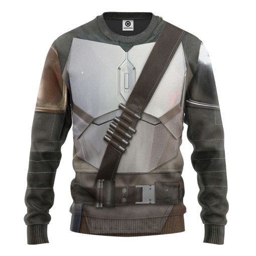 Gearhuman 3D Star Wars Beskar Tshirt Hoodie Apparel CB261115 3D Apparel Long Sleeve S