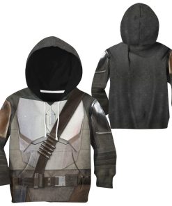 Gearhuman 3D Star Wars Beskar Tshirt Hoodie Apparel Kids GB110110 Kid 3D Apparel 