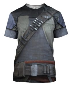 Gearhuman 3D Star Wars Boba Fett Custom Tshirt Apparel GN17093 3D T-shirt T-Shirt S 