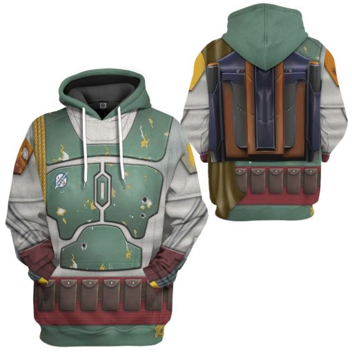 Gearhuman 3D Star Wars Boba Fett Tshirt Hoodie Apparel CB261111 3D Apparel