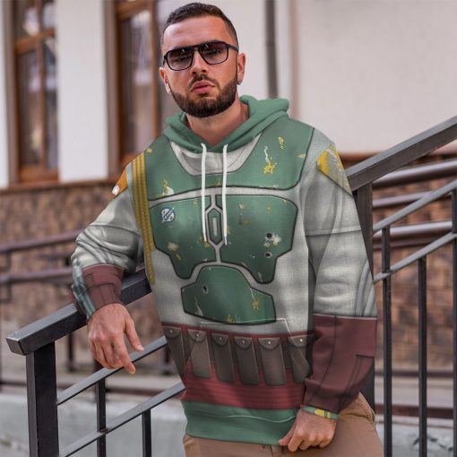 Gearhuman 3D Star Wars Boba Fett Tshirt Hoodie Apparel CB261111 3D Apparel
